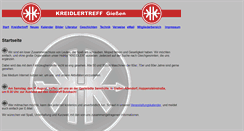 Desktop Screenshot of kreidlertreff-giessen.de