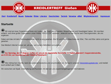 Tablet Screenshot of kreidlertreff-giessen.de